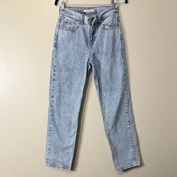 Levi's Denim - Levi’s Low Pro Straight Acid Wash Jeans